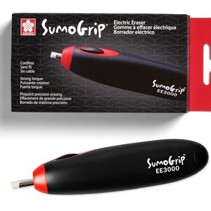 Sakura EE-3000 SumoGrip Electric Eraser Kit, Cordless, Black